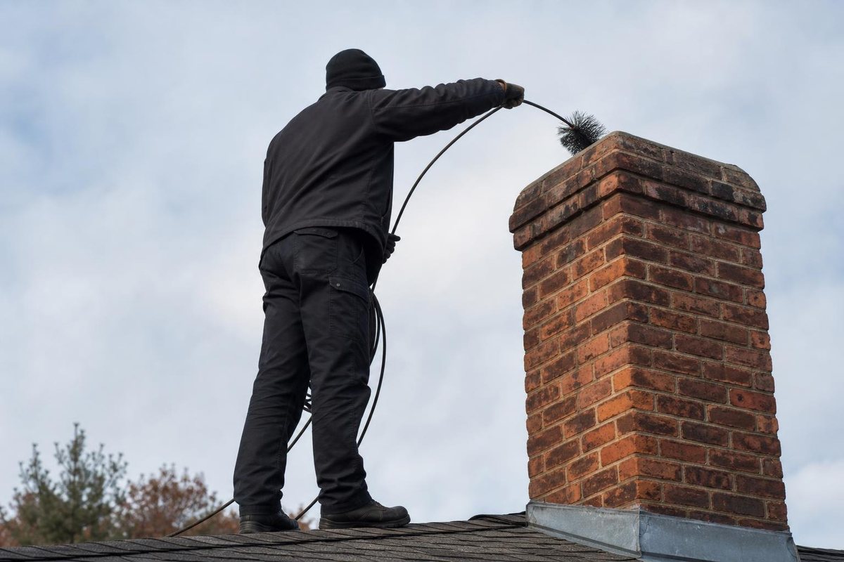 Stock photo: On the roof